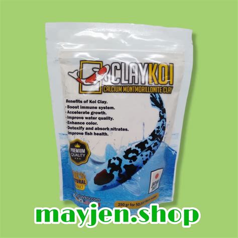 Jual Clay Koi Calcium Montmorillonite Clay Penjernih Air Kolam Koi