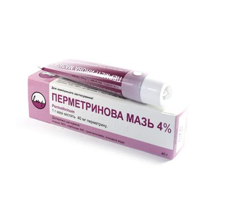ПЕРМЕТРИНОВАЯ МАЗЬ 4% 40Г: цена, инструкция, отзывы в сети аптек Viridis