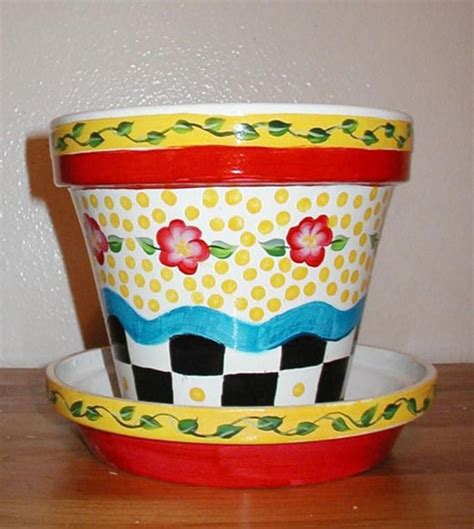 39 Creative Diy Flower Pot Painting Ideas Painted Flower Pots Painted Clay Pots Flower Pot