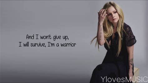 Lyrics Avril Lavigne - We Are Warriors (official Video)