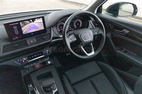 Audi Q5 Sportback Interior editorial photography. Image of editorial ...