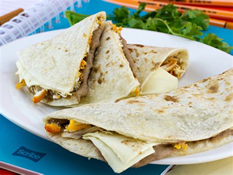 Quesadillas De Pollo Con Frijoles Rojos Recetas Nestl