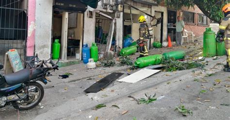 Explosión de pipeta de gas dejó dos heridos en barrio de Aranjuez