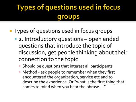 PPT - Focus Groups PowerPoint Presentation, free download - ID:1694993