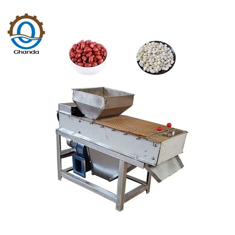 Dry Almond Skin Remover Peanut Seeds Red Skin Peeling Removing Machine