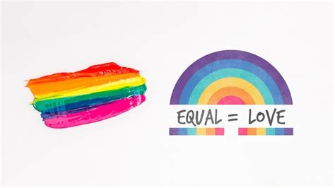 Fond De Fierté Gay Avec Des éléments PSD Premium