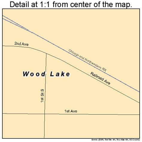 Wood Lake Minnesota Street Map 2771446