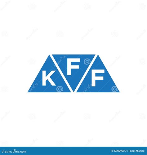 Fkf Triangle Shape Logo Design On White Background Fkf Creative