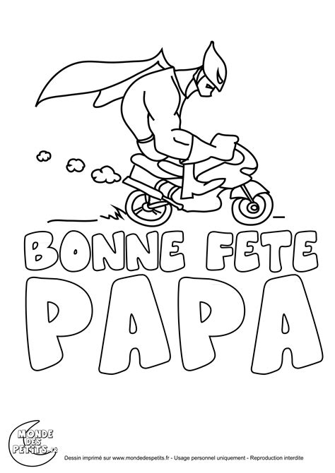 Coloriage Bonne Fete Papa A Imprimer idées de coloriage