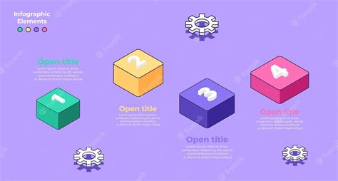 Premium Vector Infographic Template Business Process Chart