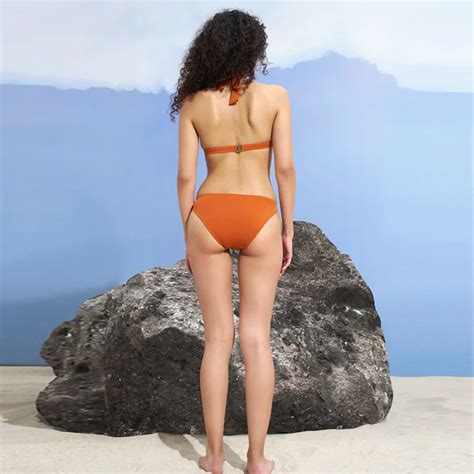 Shikoo Swimwear Elena Triangle Bikini Set 38 Rust Hipicon