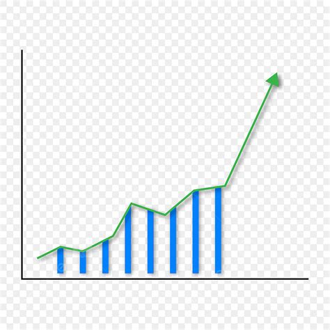 Stock Market Graph Vector Hd Images Stock Graph With Bars Positive