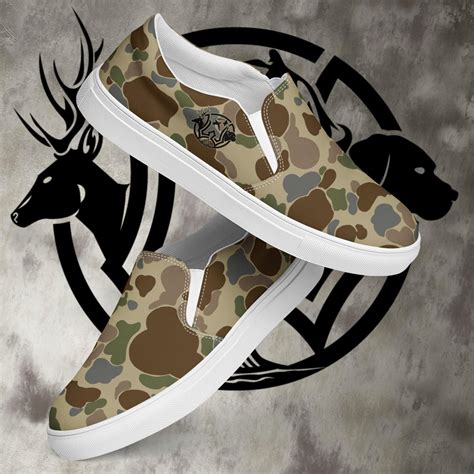 Old School Camo Canvas Boat Shoes – Windsor Wildlife