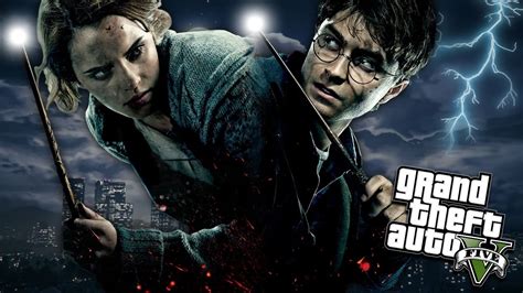 GTA 5 Mods HARRY POTTER VS HERMIONE GRANGER GTA 5 PC Mods Gameplay