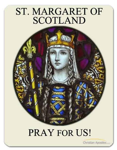 St Margaret Of Scotland Patron Saint Of Mothers Christianapostles