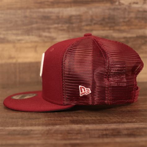 Vintage Phillies Maroon Mesh Snapback Hat | Throwback Phillies Grey Un ...