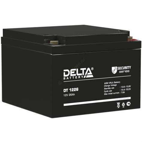 DELTA Аккумулятор 12В 26 А∙ч (DTM 1226)