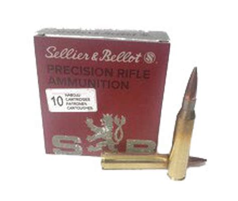 Sellier And Bellot Ammunition 338 Lapua 250 Grain Boat Tail Hollow Point 10 Rounds