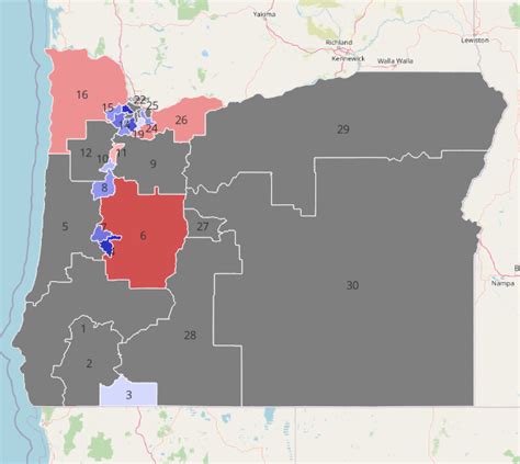 The 2022 Oregon State Senate Elections - Elections Daily