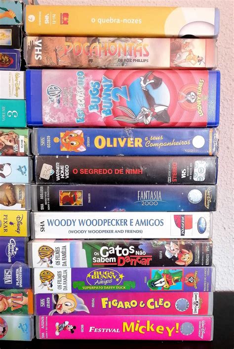 Lote Cassetes Vhs Desenhos Animados Infantil Montijo E Afonsoeiro Olx