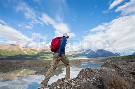 Wanderung Einsamkeit Norden Stock Bild Colourbox