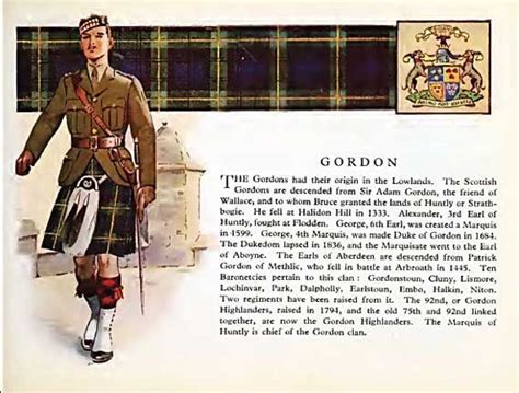 Clan Gordon, their Castle and information. | Scottish clan tartans, Scottish clans, Clan