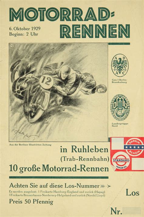 Ruhleben The Motor Racing Programme Covers Project