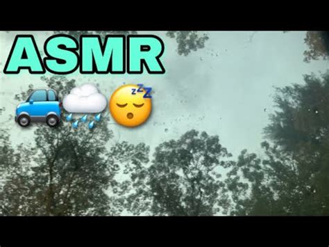 Asmr Driving In The Rain No Talking Youtube