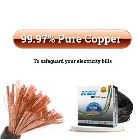 KEI ConFlame FRLS House Wire Roll Length 90 M Wire Size 1 5 Sqmm At