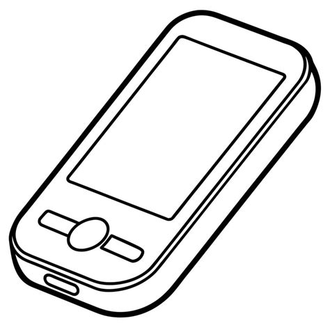 Desenhos de Celular para Imprimir e Colorir