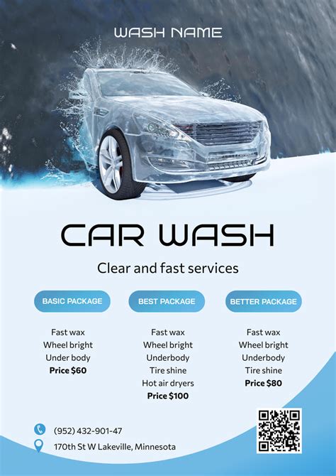 Ad of Car Wash Services Online Poster A2 Template - VistaCreate