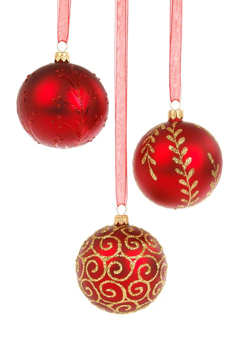 Three Red Baubles Free Stock Photo Public Domain Pictures