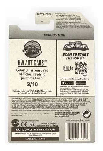 Hot Wheels Morris Mini Hw Art Cars Cuotas sin interés