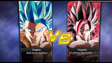 Xenoverse Requested Match Pc Gogeta Ssjb Evoluto Kaiohken Vs