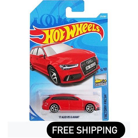 Hot Wheels 17 Audi RS6 Red Shopee Singapore