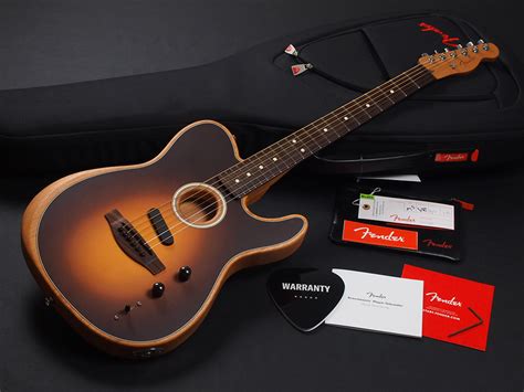 Fender Acoustasonic Player Telecaster Rosewood Fingerboard ~shadow Burst~ 新品 フェンダーの進化し続けるイノベーション