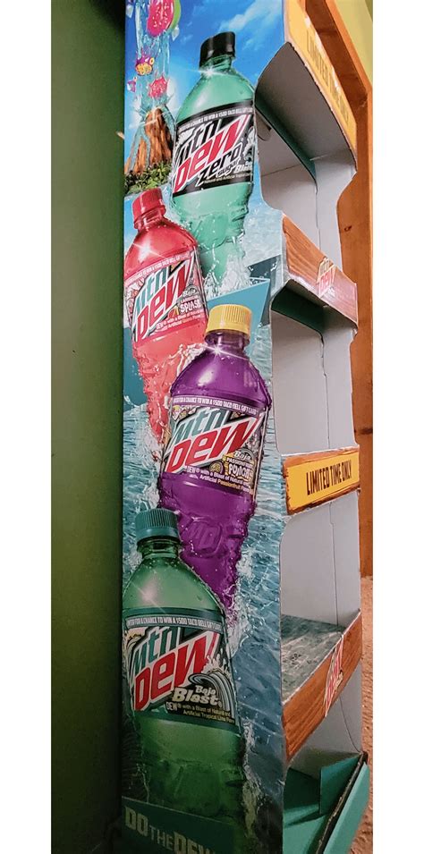 My favorite flavors display! (Baja Blast) : r/mountaindew