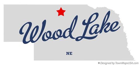 Map of Wood Lake, NE, Nebraska