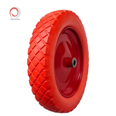 Pu Wheels For Various Wheelbarrows Garden Wagons Trolleys Hand Trucks