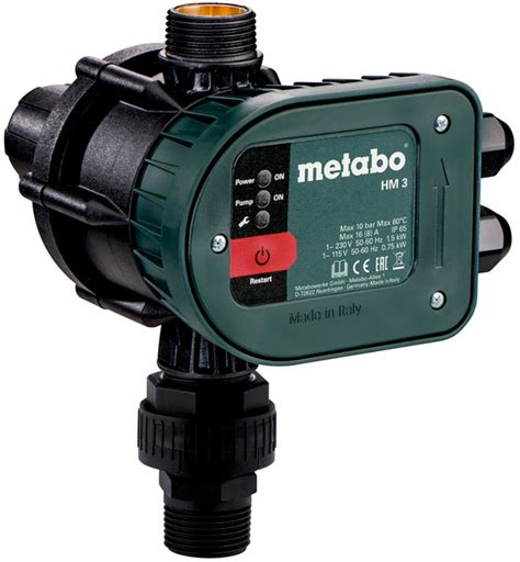 Автоматика с защитой от сухого хода Metabo Hydromat HM 3 628799000