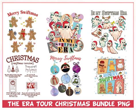 Swiftmas Bundle Png Ts Christmas Era Png Christmas Ts Etsy