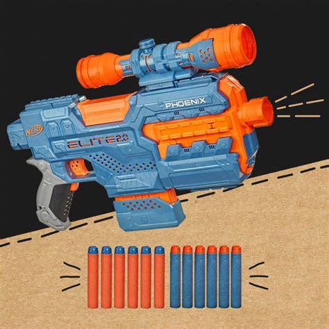 Бластер Нерф Элит 2.0 Феникс Nerf Elite 2.0 Phoenix CS-6, автомат ...