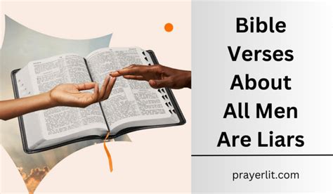 30 Powerful Bible Verses About All Men Are Liars 2025 PrayerLit