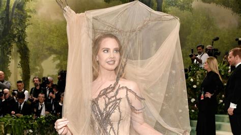 Lana Del Rey Leads Garden Of Time Fashion At Met Gala 2024