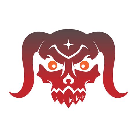 Demon logo icon design 25265441 Vector Art at Vecteezy