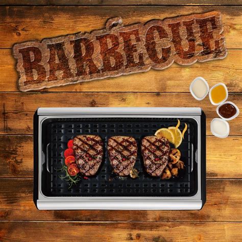 Indoor Electric Hot Pot Multicooker Grill In Stainless Steel Design Kitchen Appliance And Home