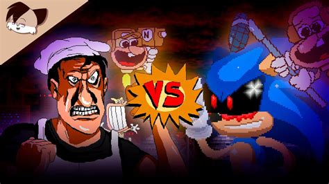 Pizza Tower Vs Sonic Exe Animation Youtube