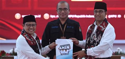 Pasangan Anies Cak Imin Resmi Daftar Capres Cawapres Ke Kpu Celah Id