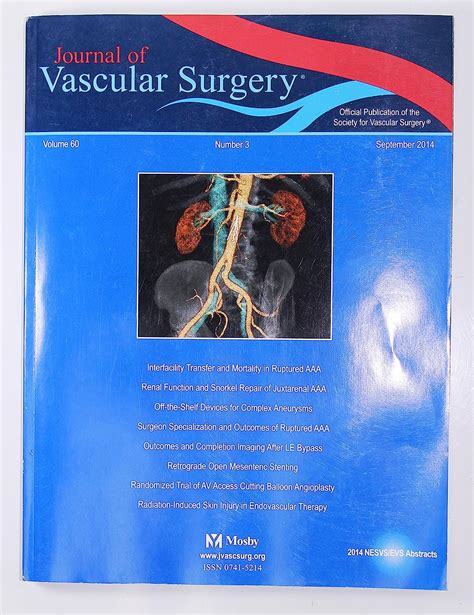 Journal Of Vascular Surgery Volume 60 Number 3 September 2014 Anton N Sidawy Bruce A Perler