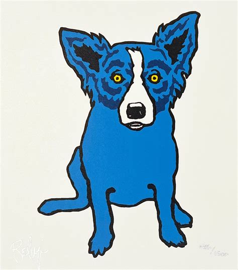 George Rodrigue Blue Dog 1994 Georgetown Frame Shoppe